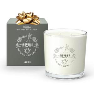 imageMRS MEYERS CLEAN DAY Garden Heirloom Scented Soy Candle Large Wild Mint Scent 14 Ounce CandleMint