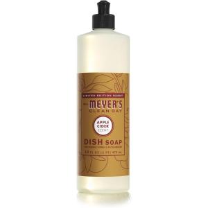 imageMRS MEYERS CLEAN DAY Liquid Dish Soap Biodegradable Formula Limited Edition Apple Cider 16 fl oz