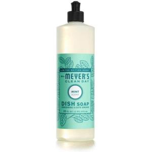imageMRS MEYERS CLEAN DAY Liquid Dish Soap Biodegradable Formula Mint 16 fl Oz