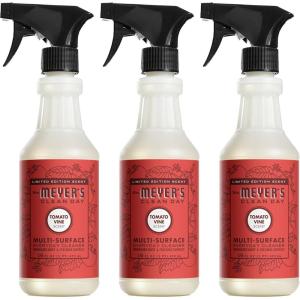 imageMRS MEYERS CLEAN DAY MultiSurface Everyday Cleaner Tomato Vine Scent 16 Ounce Bottle Pack of 3Tomato Vine