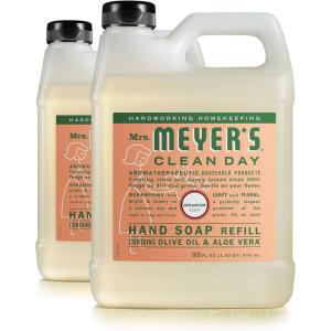 imageMrs MEYERS CLEAN DAY Liquid Hand Soap Fall Leaves Scent 125 fl oz Pack of 1Geranium