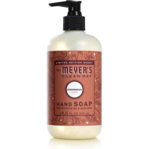 imageMrs MEYERS CLEAN DAY Liquid Hand Soap Limited Edition Gingerbread Scent 125 Ounce Bottle