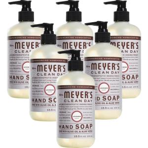 imageMRS MEYERS CLEAN DAY Hand Soap Made with Essential Oils Biodegradable Formula Lavender 125 fl oz  Pack of 6Lavender