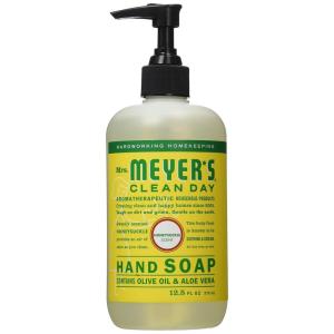 imageMRS MEYERS CLEAN DAY Hand Soap Made with Essential Oils Biodegradable Formula Limited Edition Mint 125 fl oz  Pack of 3125 Ounce