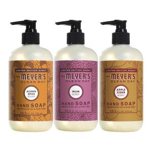 imageMRS MEYERS CLEAN DAY Hand Soap Made with Essential Oils Biodegradable Formula Limited Edition Mint 125 fl oz  Pack of 3375 Fl Oz Pack of 1